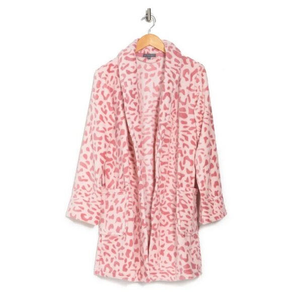 💕PJ SALVAGE💕 Robe ~ Blush Pink Animal Print Large L NWL - Picture 4 of 12